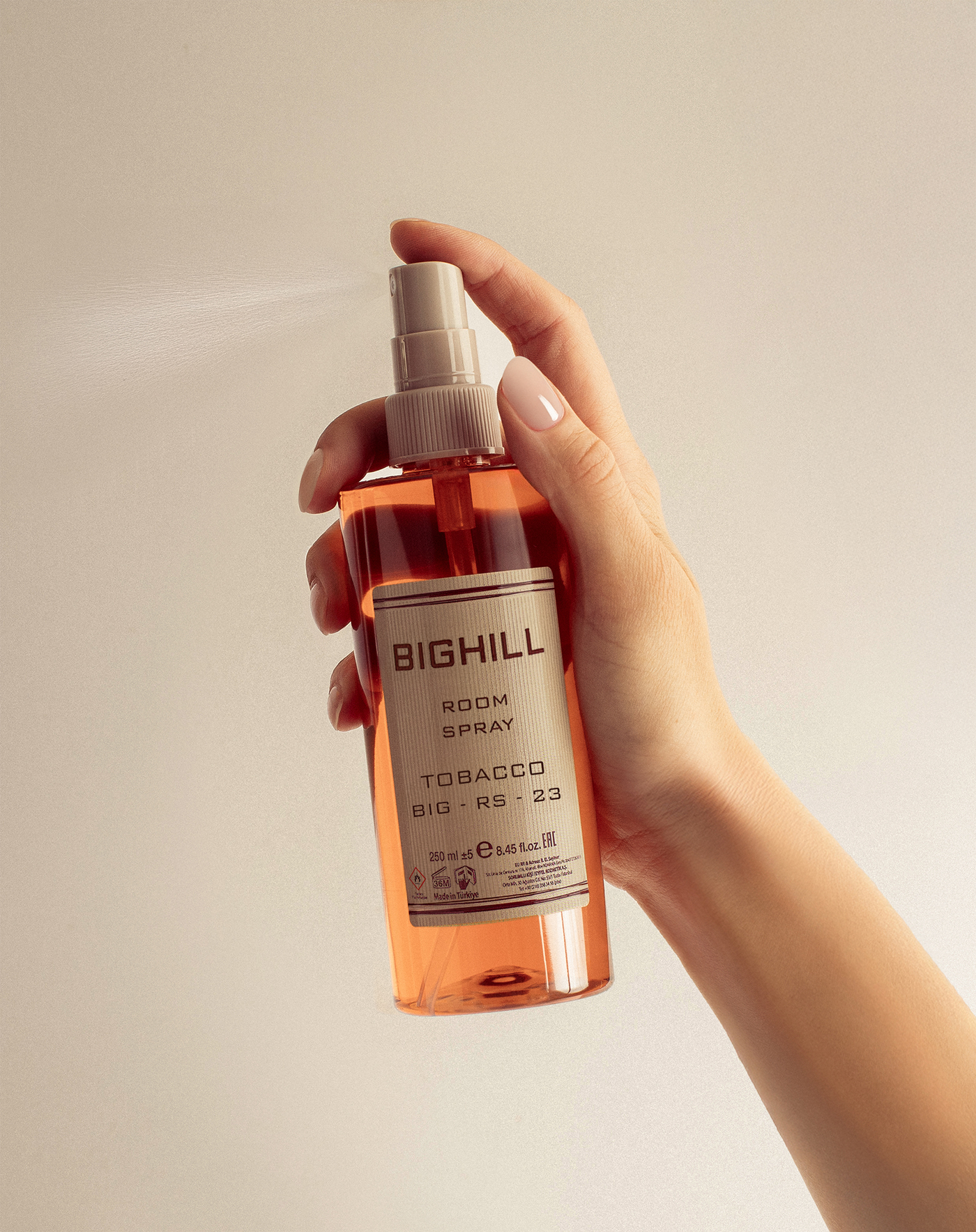 BIGHILL ROOMSPRAY - BIG RS23 TOBACCO - 250ML